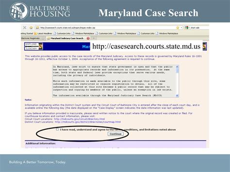 maryland judiciary case search portal
